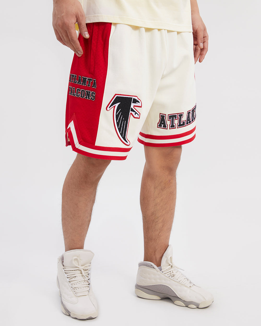NFL ATLANTA FALCONS RETRO CLASSIC MEN'S 2.0 SHORT (EGGSHELL/ RED)