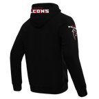 NFL ATLANTA  FALCONS CLASSIC CHENILLE MEN'S DK FZ HOODIE (BLACK)