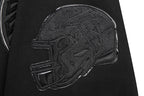 NFL ATLANTA FALCONS TRIPLE BLACK MEN'S DK FZ HOODIE (TRIPLE BLACK)
