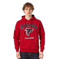 NFL ATLANTA FALCONS OLD ENGLISH CHANDAIL À CAPUCHON POUR HOMME (ROUGE)