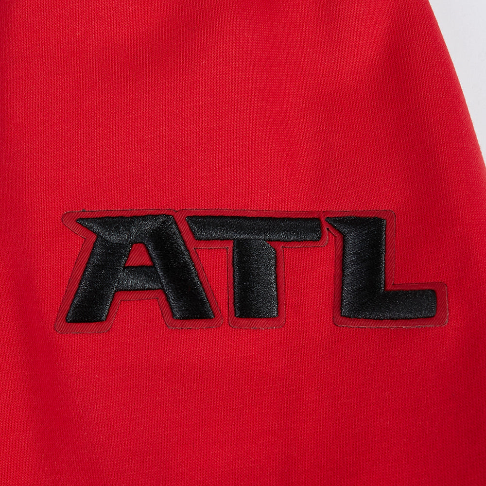 NFL ATLANTA FALCONS OLD ENGLISH CHANDAIL À CAPUCHON POUR HOMME (ROUGE)