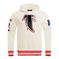 NFL ATLANTA FALCONS RETRO CLASSIC CHANDAIL À CAPUCHON POUR HOMME (COQUILLE D'ŒUF/ROUGE)