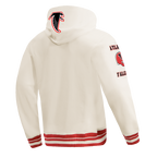 NFL ATLANTA FALCONS RETRO CLASSIC CHANDAIL À CAPUCHON POUR HOMME (COQUILLE D'ŒUF/ROUGE)
