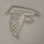 NFL ATLANTA FALCONS NEUTRAL CHANDAIL À COL ROND EN MOLLETON À ÉPAULES TOMBANTES POUR HOMME (TAUPE)