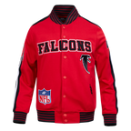 NFL ATLANTA FALCONS PRO GAME DAY RETRO JACKET (RED/BLACK/WHITE)