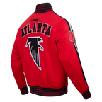 NFL ATLANTA FALCONS PRO GAME DAY RETRO JACKET (RED/BLACK/WHITE)