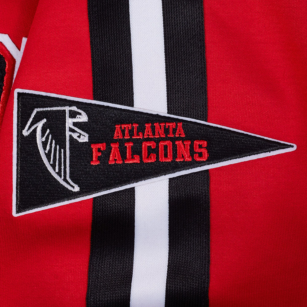 NFL ATLANTA FALCONS PRO GAME DAY RETRO JACKET (RED/BLACK/WHITE)