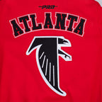 NFL ATLANTA FALCONS PRO GAME DAY RETRO JACKET (RED/BLACK/WHITE)