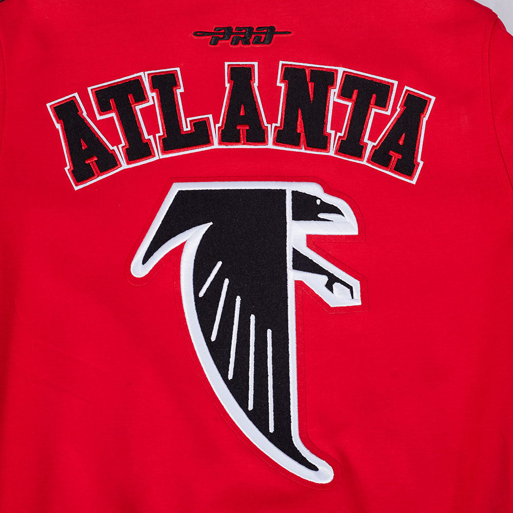 NFL ATLANTA FALCONS PRO GAME DAY RETRO JACKET (RED/BLACK/WHITE)