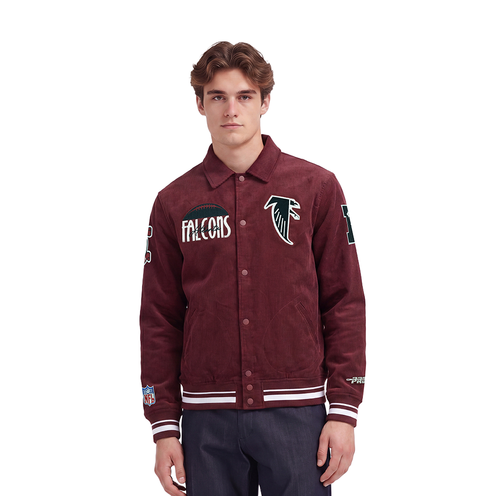 NFL ATLANTA FALCONS ORIGINAL PLAYERS MEN'S JACKET (CARDINAL RED)