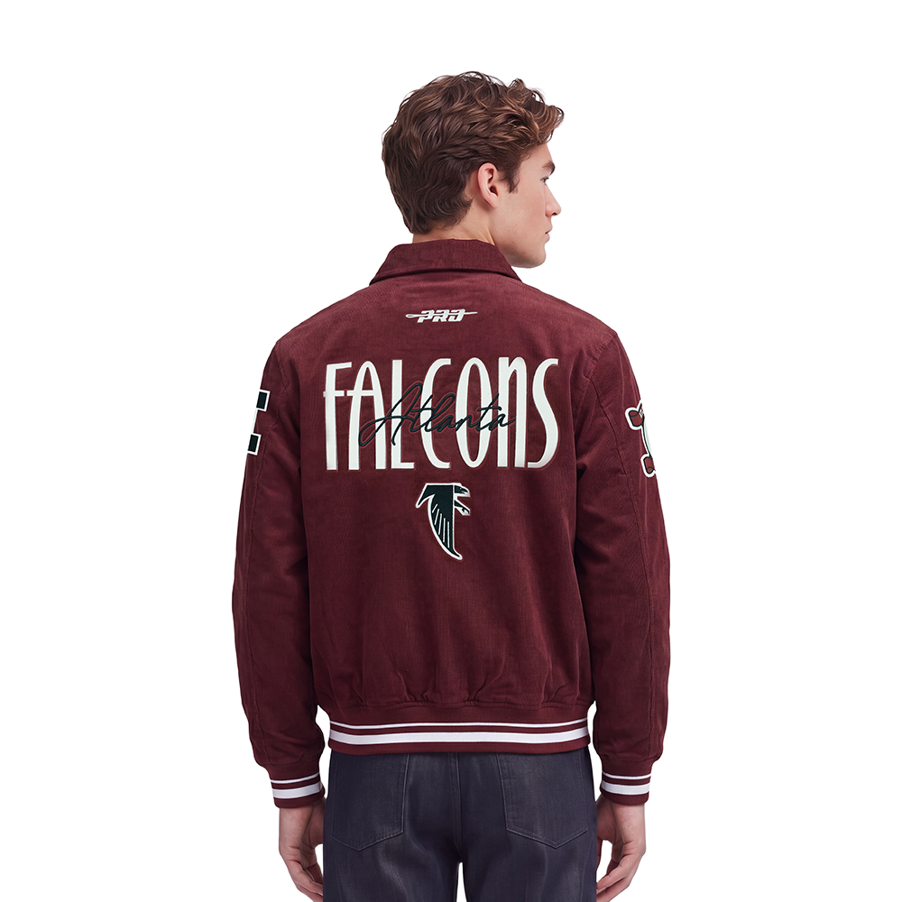 NFL ATLANTA FALCONS ORIGINAL PLAYERS MEN'S JACKET (CARDINAL RED)