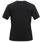 NFL ATLANTA FALCONS CLASSIC T-SHIRT AJUSTÉ EN JERSEY SIMPLE À MANCHES COURTES POUR FEMME (NOIR)