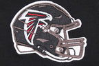 NFL ATLANTA FALCONS CLASSIC T-SHIRT AJUSTÉ EN JERSEY SIMPLE À MANCHES COURTES POUR FEMME (NOIR)
