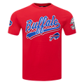 NFL BUFFALO BILLS SCRIPT TAIL MEN'S SJ TEE (RED)