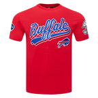 NFL BUFFALO BILLS SCRIPT TAIL MEN'S SJ TEE (RED)