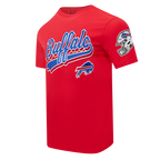 NFL BUFFALO BILLS SCRIPT TAIL MEN'S SJ TEE (RED)