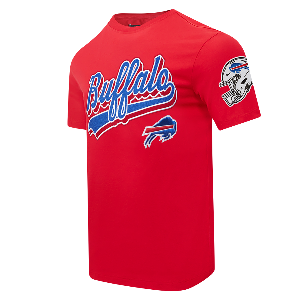 NFL BUFFALO BILLS SCRIPT TAIL MEN'S SJ TEE (RED)