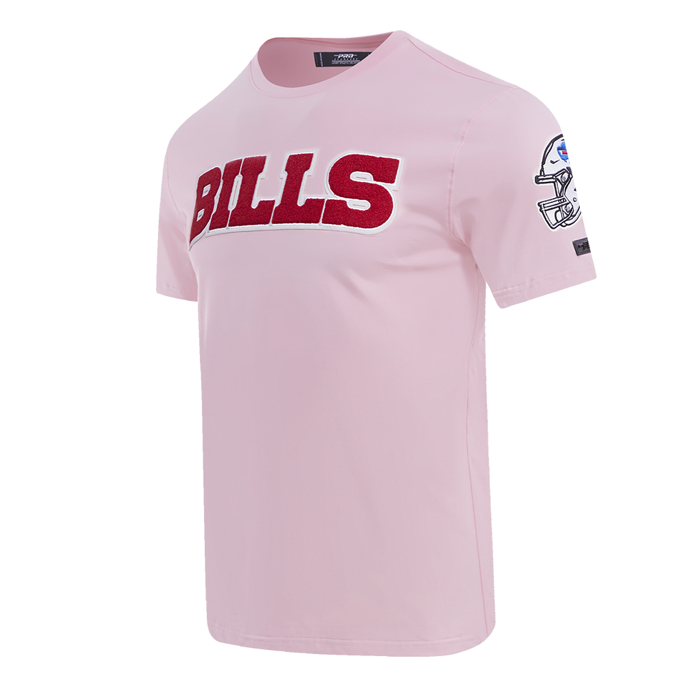 NFL BUFFALO BILLS CLASSIC CHENILLE T-SHIRT POUR HOMME (ROSE)
