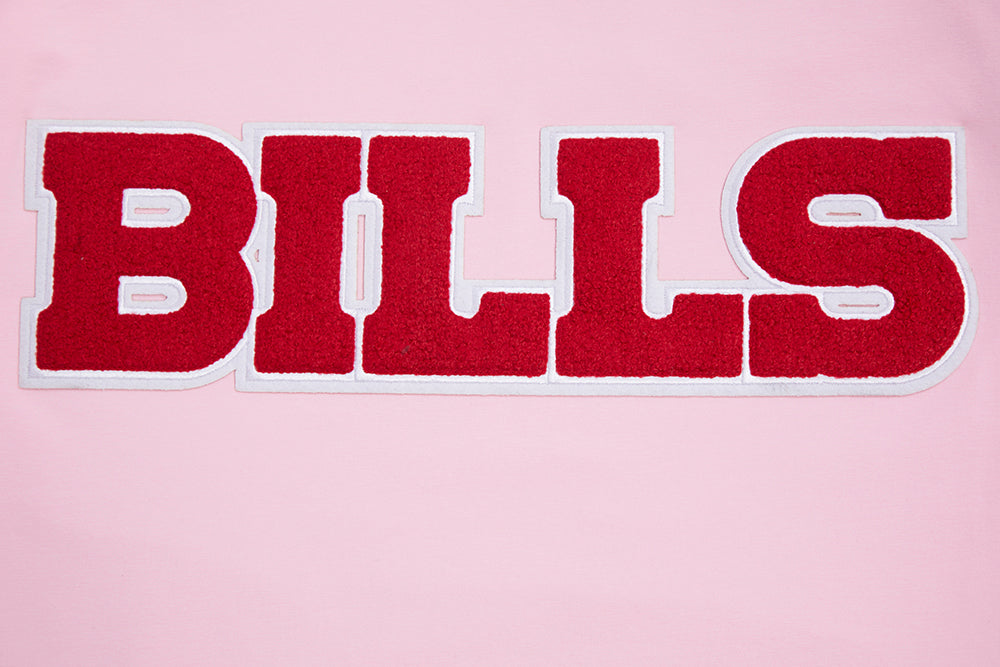 NFL BUFFALO BILLS CLASSIC CHENILLE T-SHIRT POUR HOMME (ROSE)