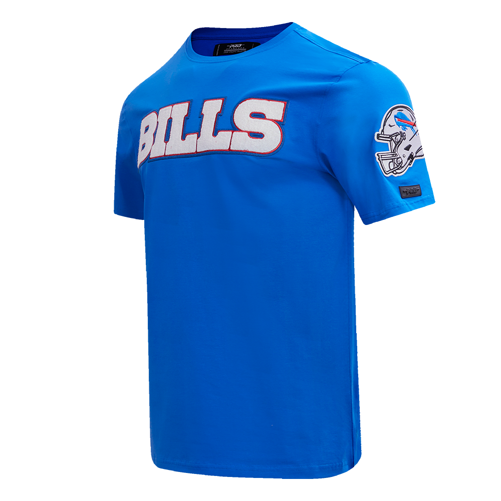 NFL BUFFALO BILLS CLASSIC CHENILLE T-SHIRT POUR HOMME (BLEU ROYAL)