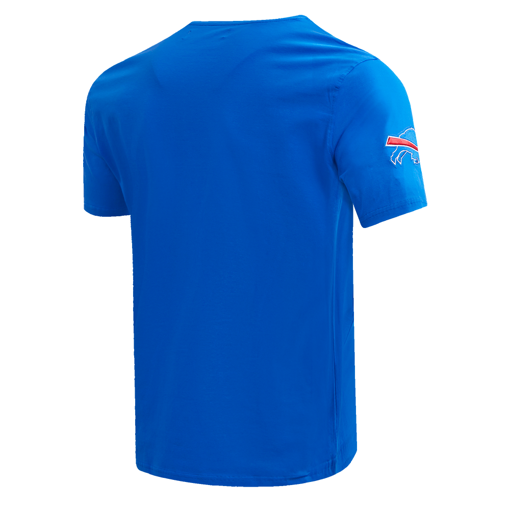 NFL BUFFALO BILLS CLASSIC CHENILLE T-SHIRT POUR HOMME (BLEU ROYAL)