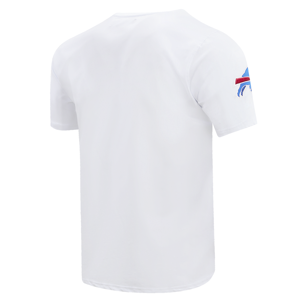 NFL BUFFALO BILLS CLASSIC CHENILLE T-SHIRT POUR HOMME (BLANC)
