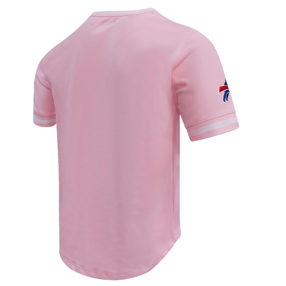 NFL BUFFALO BILLS CLASSIC CHENILLE T-SHIRT POUR HOMME (ROSE)