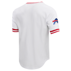 NFL BUFFALO BILLS CLASSIC CHENILLE T-SHIRT POUR HOMME (BLANC)