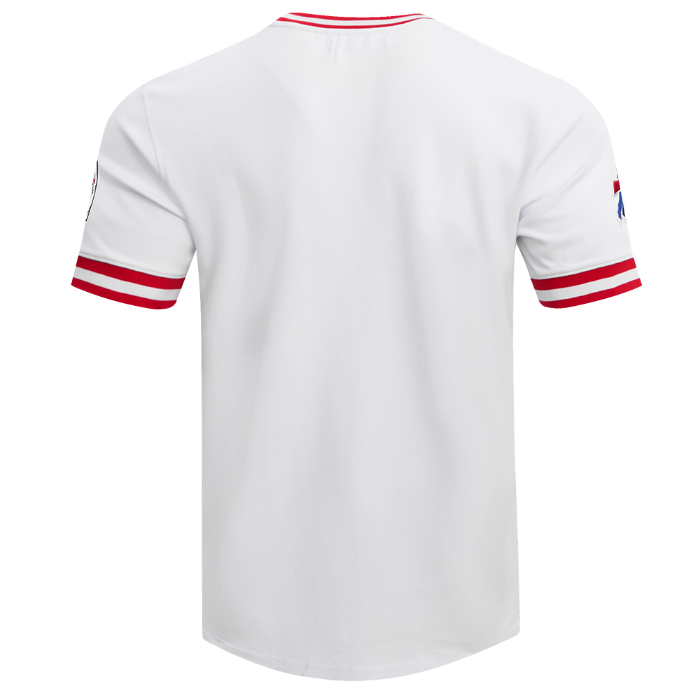 NFL BUFFALO BILLS CLASSIC CHENILLE T-SHIRT POUR HOMME (BLANC)