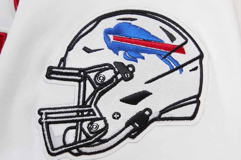 NFL BUFFALO BILLS CLASSIC CHENILLE T-SHIRT POUR HOMME (BLANC)