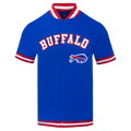 NFL BUFFALO BILLS CLASSIC MEN'S WARM UP JACKET (ROYAL BLUE/RED)