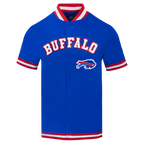NFL BUFFALO BILLS CLASSIC MEN'S WARM UP JACKET (ROYAL BLUE/RED)