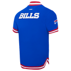 NFL BUFFALO BILLS CLASSIC MEN'S WARM UP JACKET (ROYAL BLUE/RED)