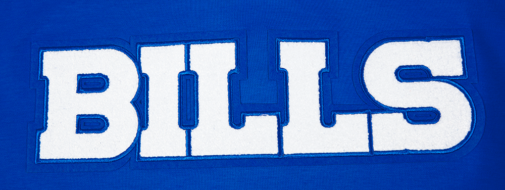 NFL BUFFALO BILLS CLASSIC MEN'S WARM UP JACKET (ROYAL BLUE/RED)