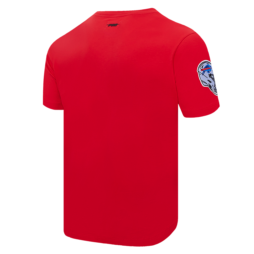 NFL BUFFALO BILLS OLD ENGLISH T-SHIRT POUR HOMME (ROUGE)