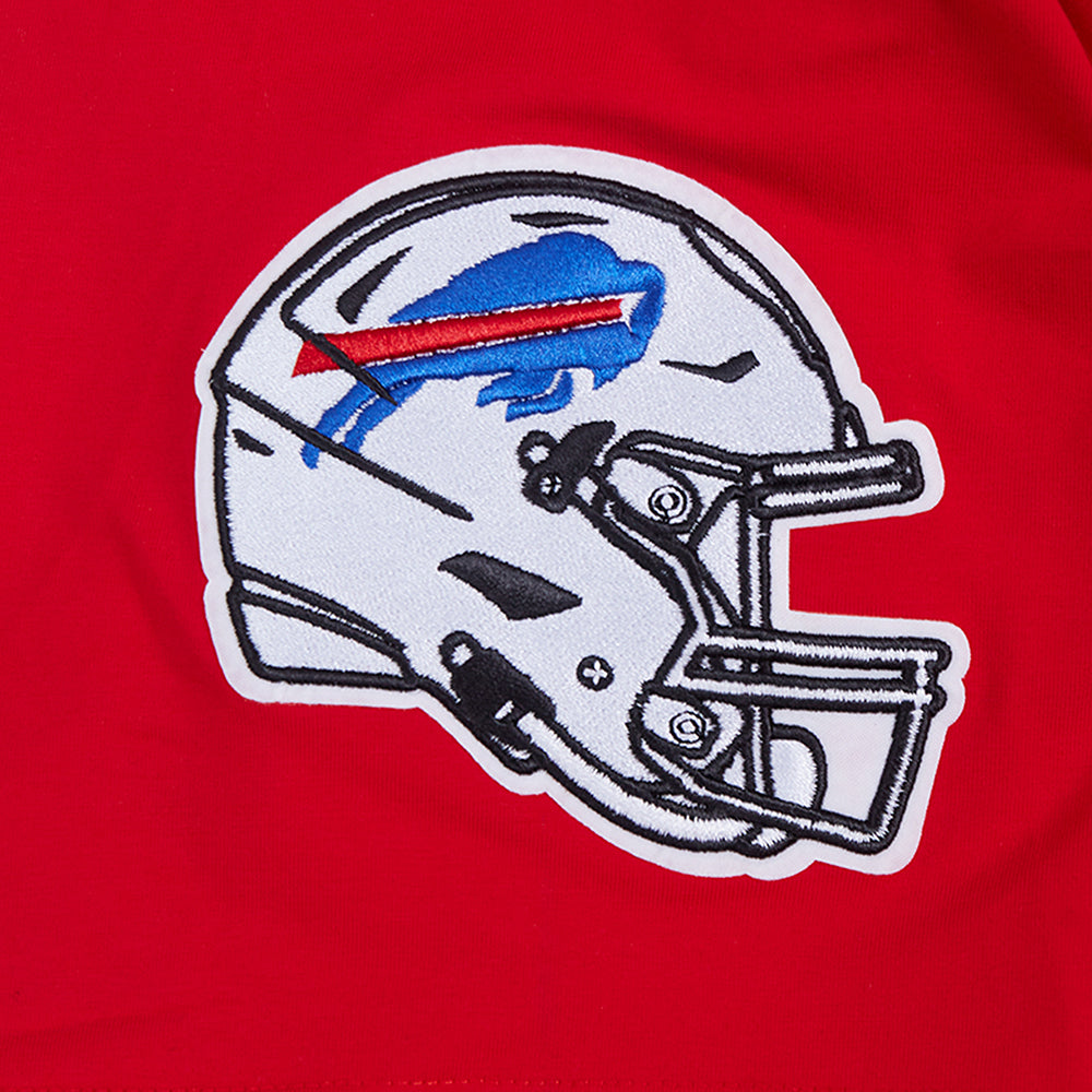 NFL BUFFALO BILLS OLD ENGLISH T-SHIRT POUR HOMME (ROUGE)