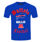 NFL BUFFALO BILLS OLD ENGLISH T-SHIRT POUR HOMME (BLEU ROYAL)
