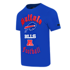 NFL BUFFALO BILLS OLD ENGLISH T-SHIRT POUR HOMME (BLEU ROYAL)