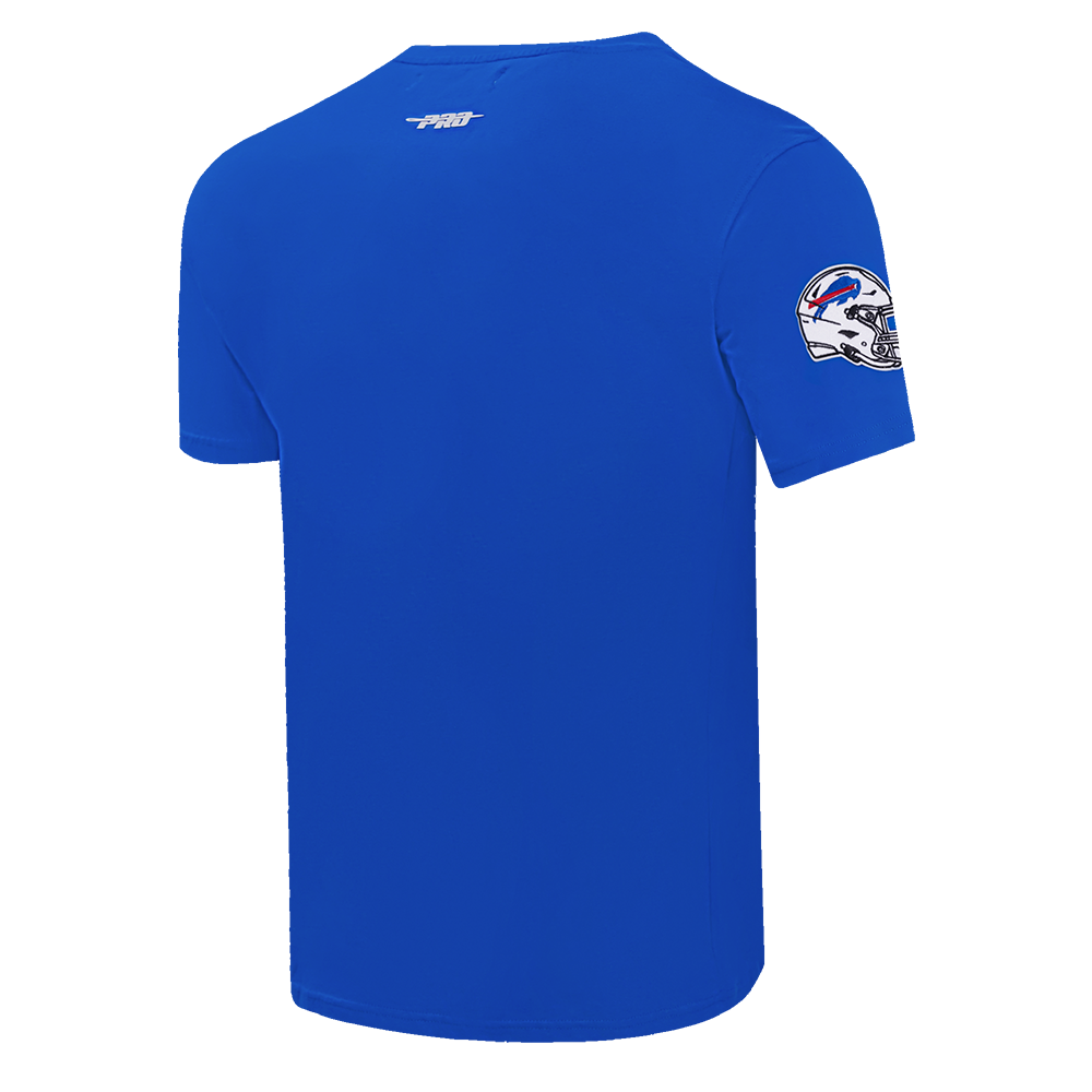 NFL BUFFALO BILLS OLD ENGLISH T-SHIRT POUR HOMME (BLEU ROYAL)