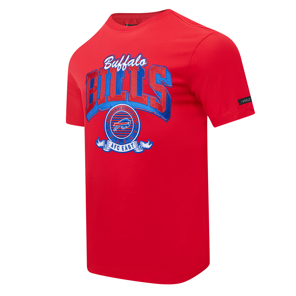 NFL BUFFALO BILLS TEAM BADGE MEN'S SJ TEE (RED)