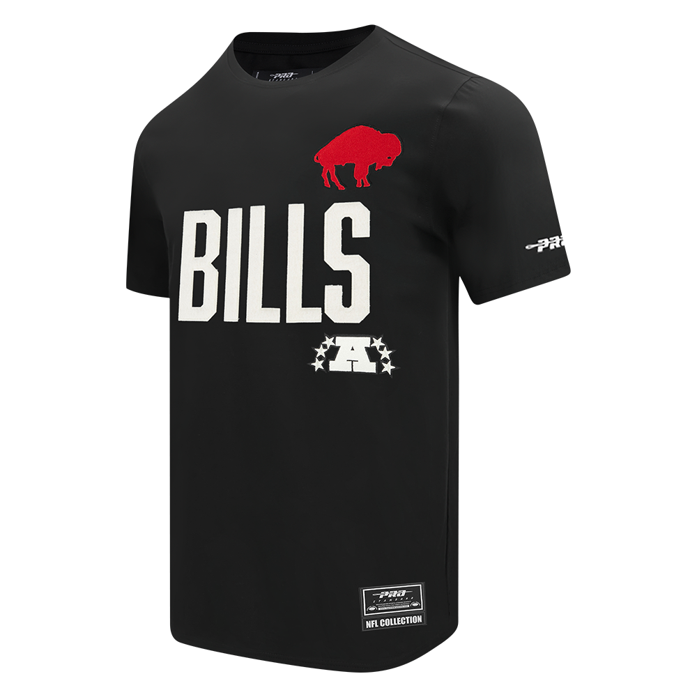 NFL BUFFALO BILLS MODERN ORIGINALS MEN'S SJ TEE (BLACK)