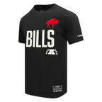 NFL BUFFALO BILLS MODERN ORIGINALS MEN'S SJ TEE (BLACK)