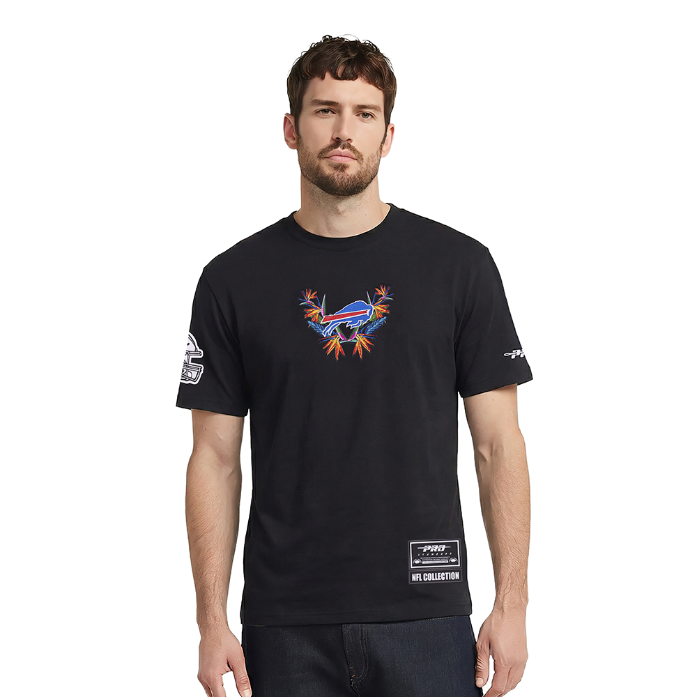 NFL BUFFALO BILLS PARADISE T-SHIRT À MANCHES COURTES POUR HOMME (NOIR)