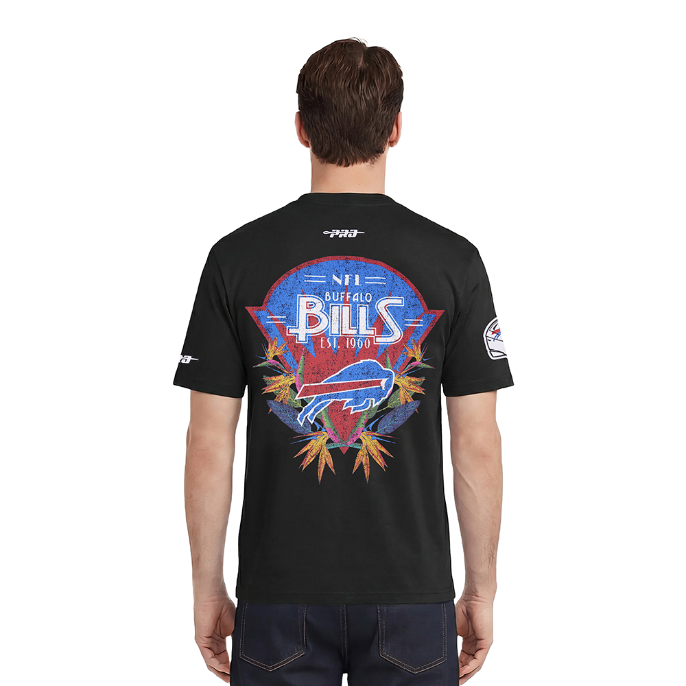 NFL BUFFALO BILLS PARADISE MEN'S S/S TEE (BLACK)