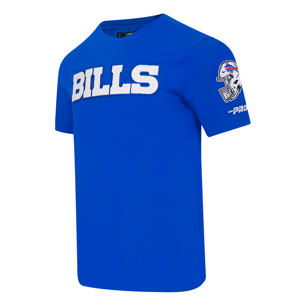 NFL BUFFALO BILLS CLASSIC CHENILLE T-SHIRT À MANCHES COURTES POUR HOMME (BLEU ROYAL)