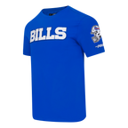 NFL BUFFALO BILLS CLASSIC CHENILLE T-SHIRT À MANCHES COURTES POUR HOMME (BLEU ROYAL)