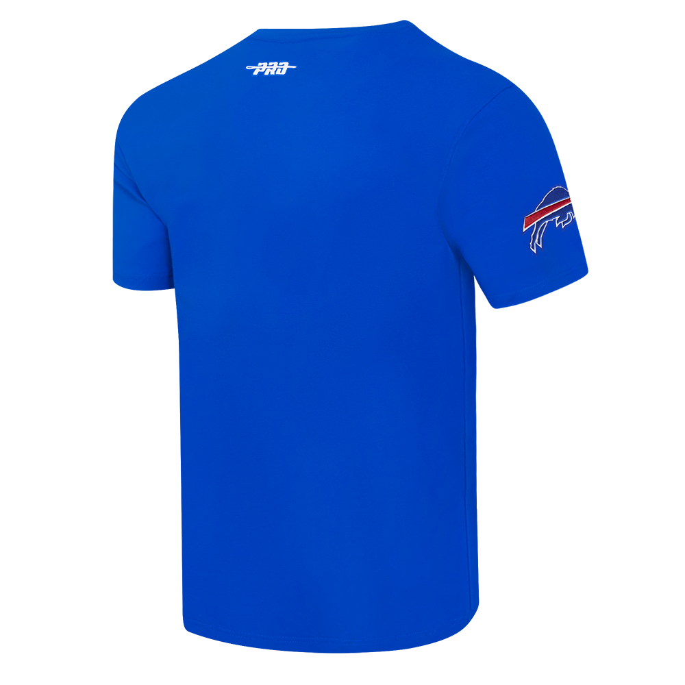 NFL BUFFALO BILLS CLASSIC CHENILLE T-SHIRT À MANCHES COURTES POUR HOMME (BLEU ROYAL)