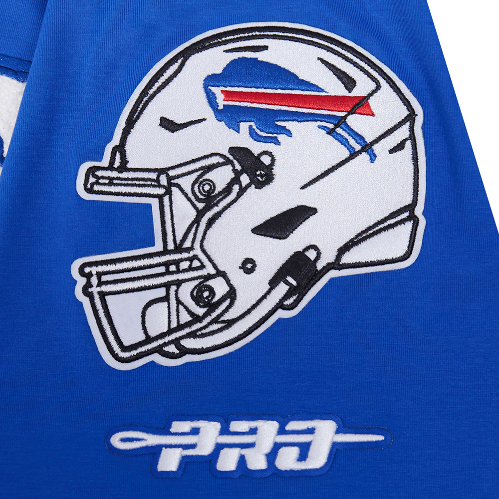 NFL BUFFALO BILLS CLASSIC CHENILLE T-SHIRT À MANCHES COURTES POUR HOMME (BLEU ROYAL)