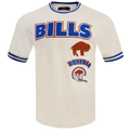 NFL BUFFALO BILLS RETRO CLASSIC MEN'S TEE (EGGSHELL/ ROYAL BLUE)