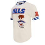 NFL BUFFALO BILLS RETRO CLASSIC MEN'S TEE (EGGSHELL/ ROYAL BLUE)